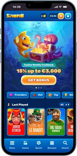 Zonder Cruks casino on Iphone