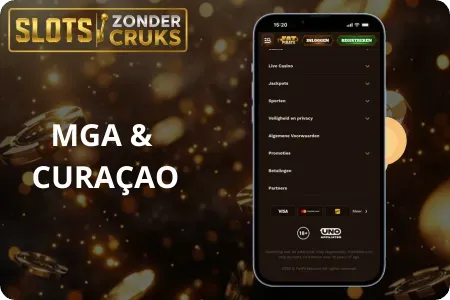 Licenties MGA & Curaçao