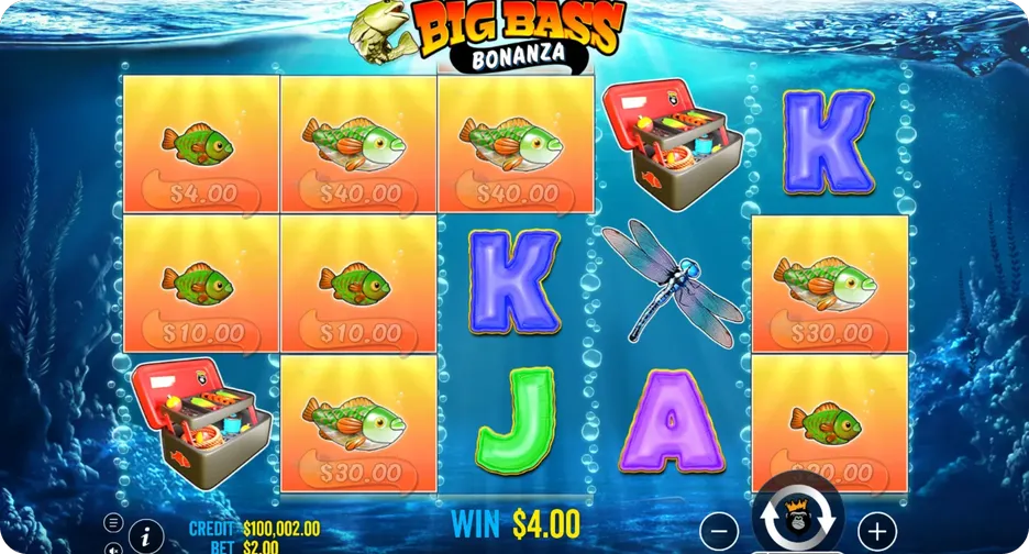Big Bass Bonanza Thema en Spelmecanisme